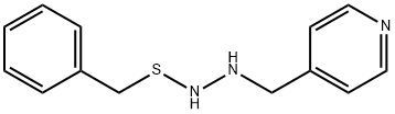 1-벤질티오-2-(4-피리딜메틸)히드라진 구조식 이미지