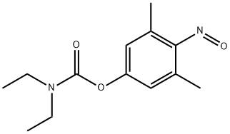 N,N-Diethylcarbamic acid 4-nitroso-3,5-xylyl ester 구조식 이미지