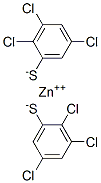 아연비스(2,3,5-트리클로로벤젠티올레이트) 구조식 이미지