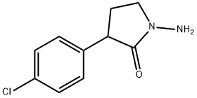 3-아미노-1-(p-클로로페닐)-2-피롤리돈 구조식 이미지