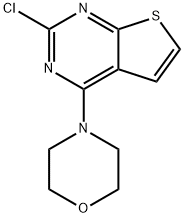 4-(2-chlorothieno[2,3-d]pyriMidin-4-yl)Morpholine 구조식 이미지