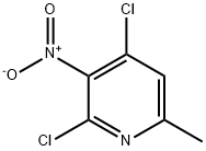 2,4-DICHLORO-6-METHYL-3-NITROPYRIDINE 구조식 이미지