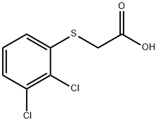 2-(2,3-DICHLOROPHENYLTHIO)ACETIC ACID 구조식 이미지