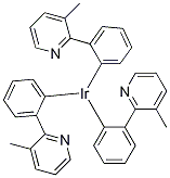 트리스[2-(3-메틸-2-피리디닐)페닐]이리듐 구조식 이미지