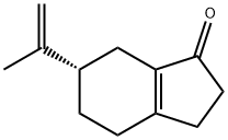 1H-Inden-1-one,2,3,4,5,6,7-hexahydro-6-(1-methylethenyl)-,(6S)-(9CI) 구조식 이미지