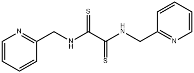 N,N'-Bis[(2-pyridinyl)methyl]dithioxamide 구조식 이미지