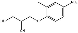 3-(4-Amino-o-tolyloxy)-1,2-propanediol 구조식 이미지