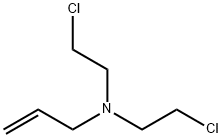 N,N-Bis(2-chloroethyl)-2-propene-1-amine 구조식 이미지