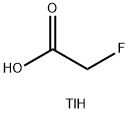 Fluoroacetic acid thallium(I) salt 구조식 이미지