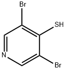 3,5-Dibromo-4-pyridinethiol Structure