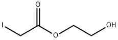 Iodoacetic acid 2-hydroxyethyl ester 구조식 이미지