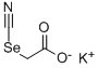 Hydroselenocyanoacetic acid potassium salt Structure