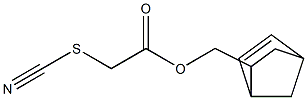 Thiocyanatoacetic acid bicyclo[2.2.1]hept-5-en-2-ylmethyl ester 구조식 이미지