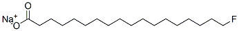 18-Fluorooctadecanoic acid sodium salt Structure