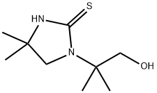 1-(1,1-Dimethyl-2-hydroxyethyl)-4,4-dimethyl-2-imidazolidinethione Structure