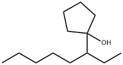 사이클로펜타놀,1-(1-에틸헥실)-(9CI) 구조식 이미지