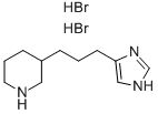 3-[3-(1H-IMIDAZOL-4-YL)-PROPYL]-PIPERIDINE 2HBR 구조식 이미지