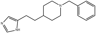 1-BENZYL-4-[2-(3H-IMIDAZOL-4-YL)-ETHYL]-PIPERIDINE 구조식 이미지