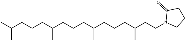 1-(3,7,11,15-Tetramethylhexadecyl)pyrrolidin-2-one 구조식 이미지