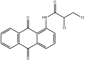 N-(9,10-Dihydro-9,10-dioxoanthracen-1-yl)-2,3-dichloropropionamide 구조식 이미지