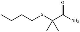 2-(Butylthio)-2-methylpropionamide 구조식 이미지