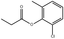 Propionic acid 6-chloro-o-tolyl ester 구조식 이미지