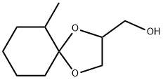 6-Methyl-1,4-dioxaspiro[4.5]decane-2-methanol 구조식 이미지