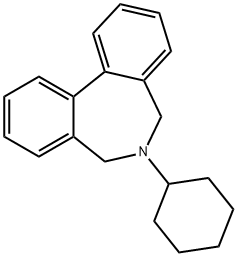 6-Cyclohexyl-6,7-dihydro-5H-dibenz[c,e]azepine 구조식 이미지