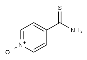 Isonicotinthioamide 1-oxide 구조식 이미지