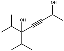 6-метил-5-изопропил-3-гептин-2,5-диол структурированное изображение