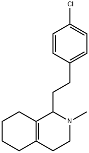 1-(4-Chlorophenethyl)-2-methyl-1,2,3,4,5,6,7,8-octahydroisoquinoline 구조식 이미지