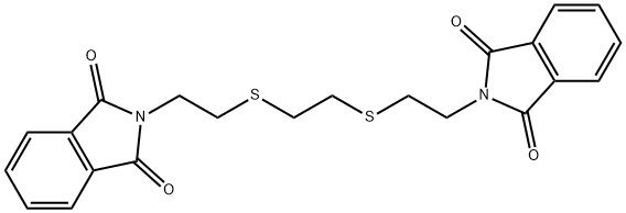 1,2-Bis[2-(1,3-dioxoisoindolin-2-yl)ethylthio]ethane Structure