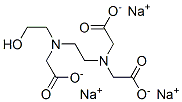 N-(CARBOXYMETHYL)-N'-2-HYDROXYETHYL-N,N-ETHYLENEDIGLYCINE TRISODIUM SALT Structure