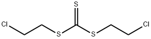 Trithiocarbonic acid bis(2-chloroethyl) ester 구조식 이미지