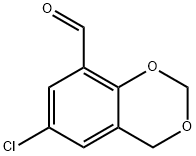 6-클로로-4H-1,3-벤조디옥신-8-CARBALDEHYDE 구조식 이미지