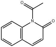 2(1H)-Quinolinone,  1-acetyl- 구조식 이미지