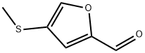2-Furancarboxaldehyde, 4-(methylthio)- (9CI) 구조식 이미지