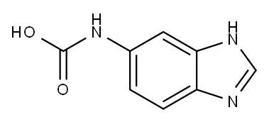 Carbamic acid, 1H-benzimidazol-5-yl- (9CI) 구조식 이미지