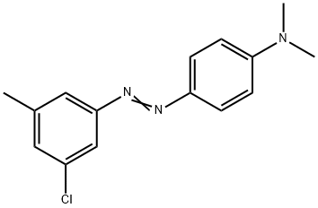 p-[(3-Chloro-p-tolyl)azo]-N,N-dimethylaniline 구조식 이미지