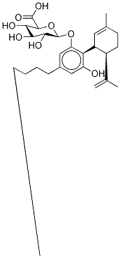 칸나비디올β-D-글루쿠로나이드 구조식 이미지