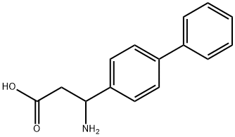 3-AMINO-3-BIPHENYL-4-YL-프로피온산 구조식 이미지