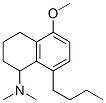 1,2,3,4-Tetrahydro-8-butyl-N,N-dimethyl-5-methoxy-1-naphthalenamine 구조식 이미지