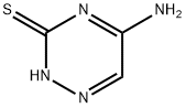 5-Amino-1,2,4-triazine-3-thiol 구조식 이미지