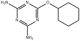 2-사이클로헥실옥시-4,6-디아미노-1,3,5-트리아진 구조식 이미지