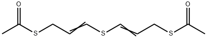 3,3'-Thiobis(2-propene-1-thiol)bisacetate Structure