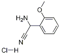 2-AMino-2-(2-Methoxyphenyl)acetonitrile hydrochloride Structure