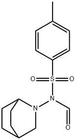 N-[2-아자비시클로[2.2.2]옥트-2-일]-N-[(4-메틸페닐)술포닐]포름아미드 구조식 이미지