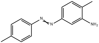 4,3'-Dimethylazobenzen-4'-amine 구조식 이미지
