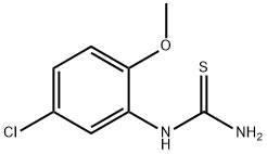 5-CHLORO-2-METHOXYPHENYLTHIOUREA 구조식 이미지