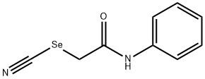2-Oxo-2-(phenylamino)ethyl selenocyanate 구조식 이미지